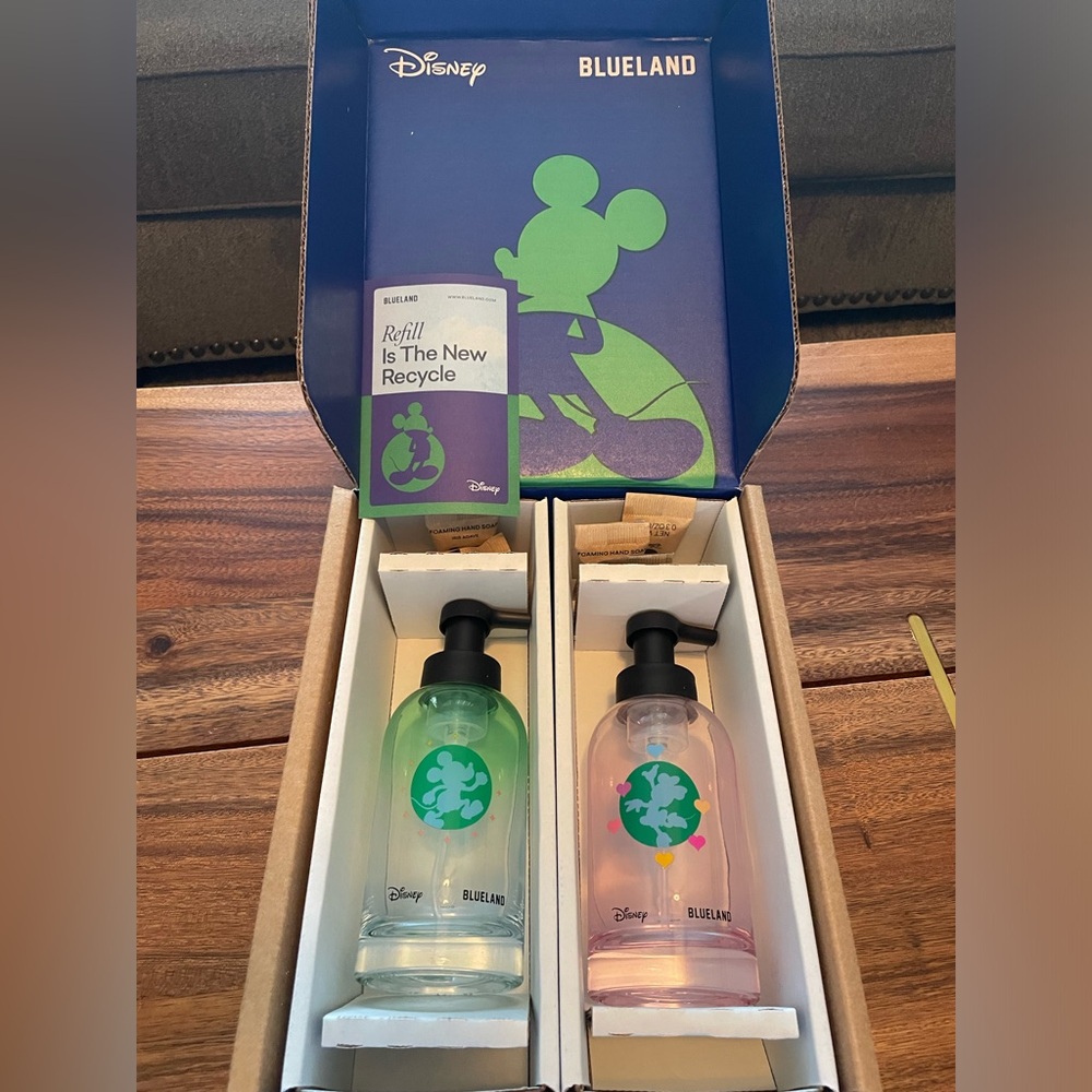 Blueland Disney collection hand soap dispensers!